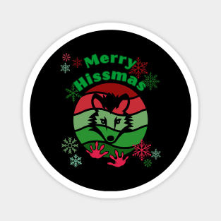 Merry Hissmas possum Magnet